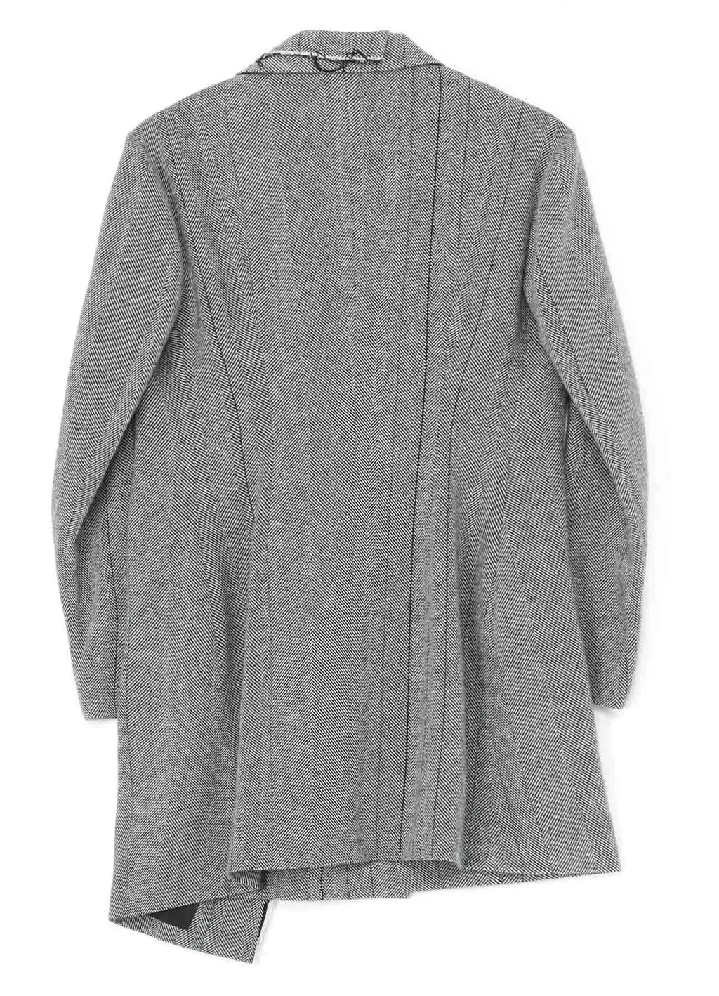 Wool Tweed Double Left Front Jacket