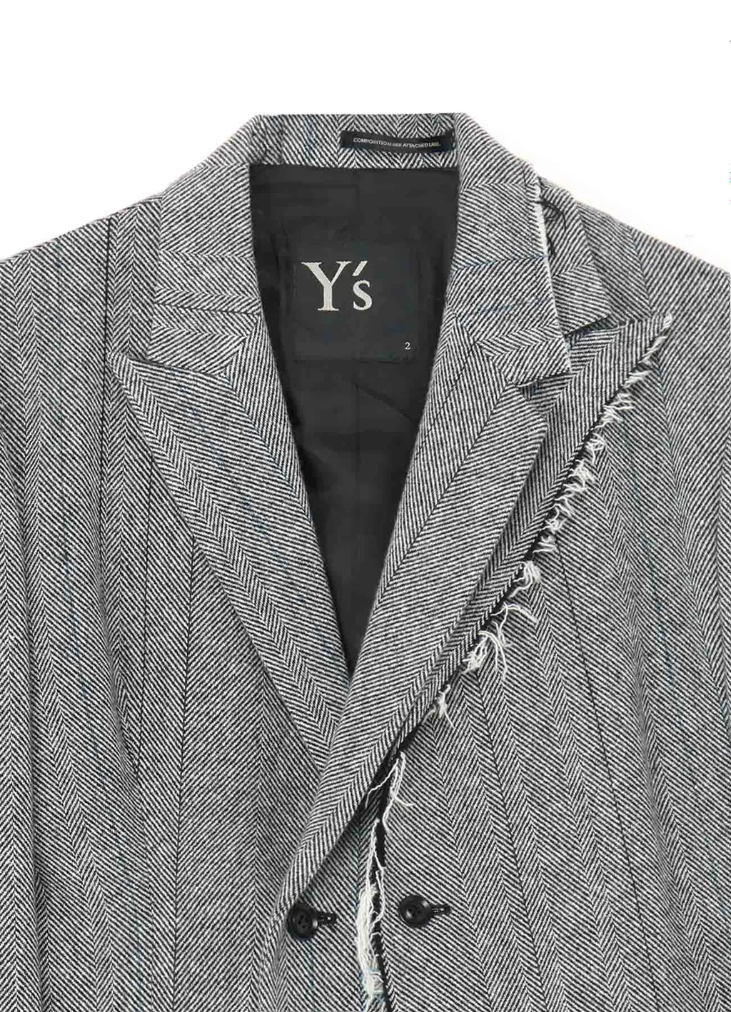 Wool Tweed Double Left Front Jacket