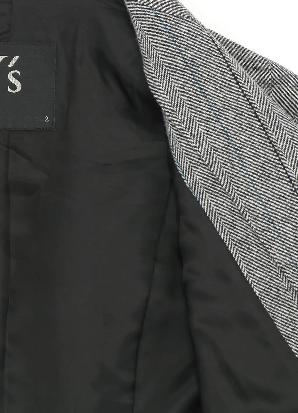 Wool Tweed Double Left Front Jacket