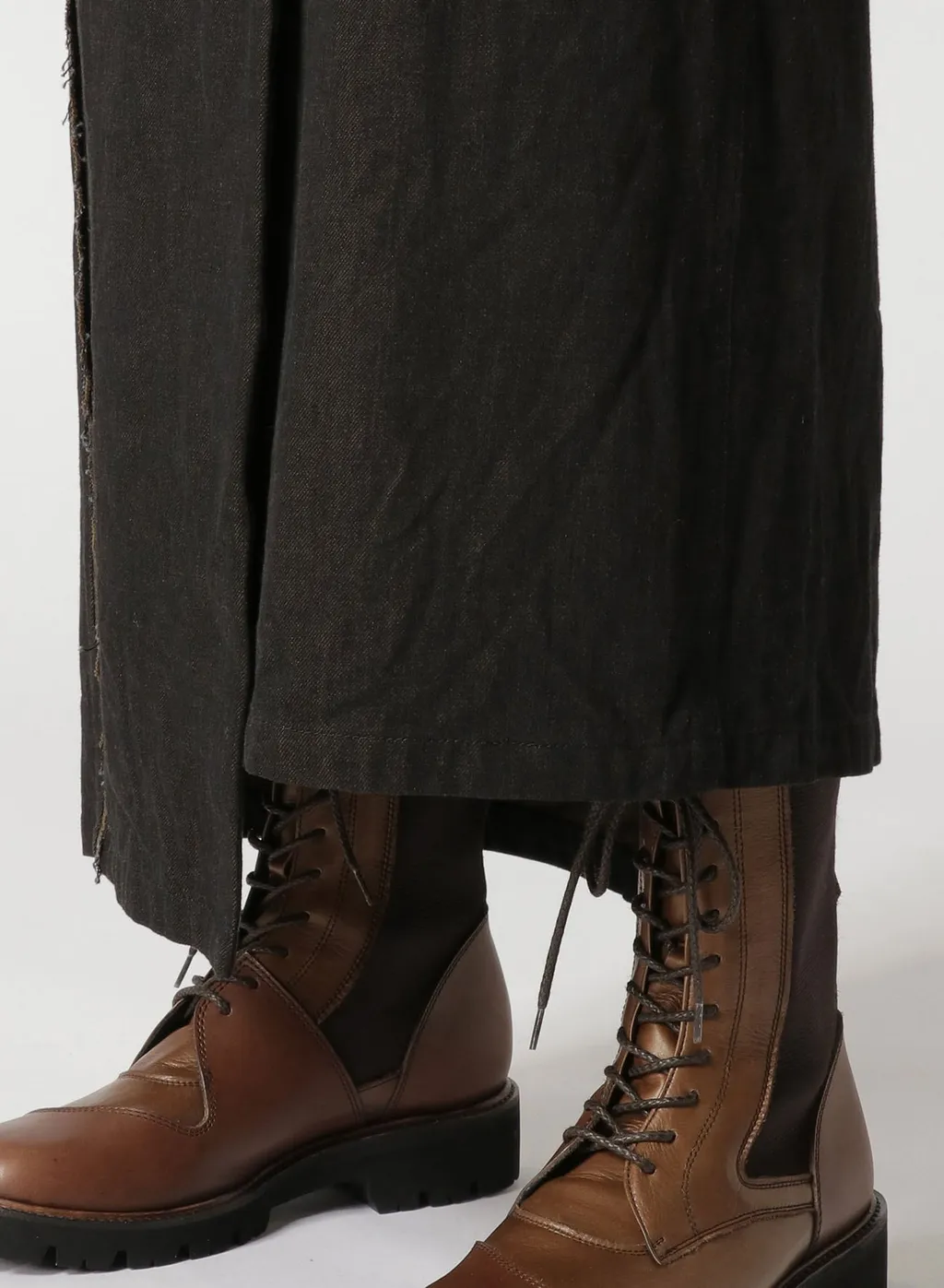 10Oz Denim Panelled Wrap Skirt