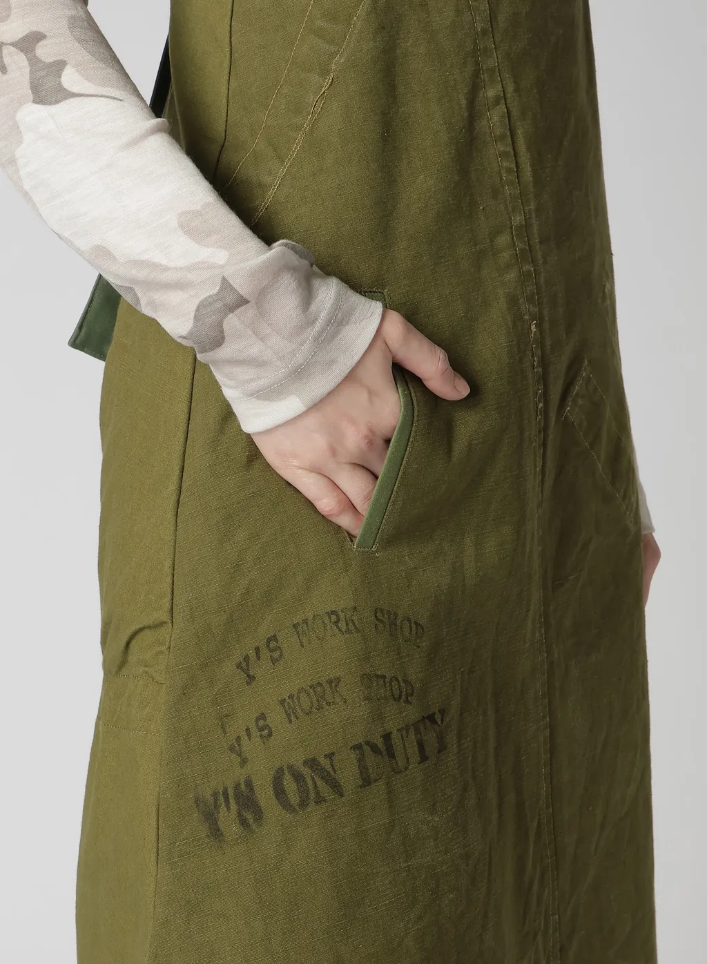 Military Tent Cloth Suspenders Skirt