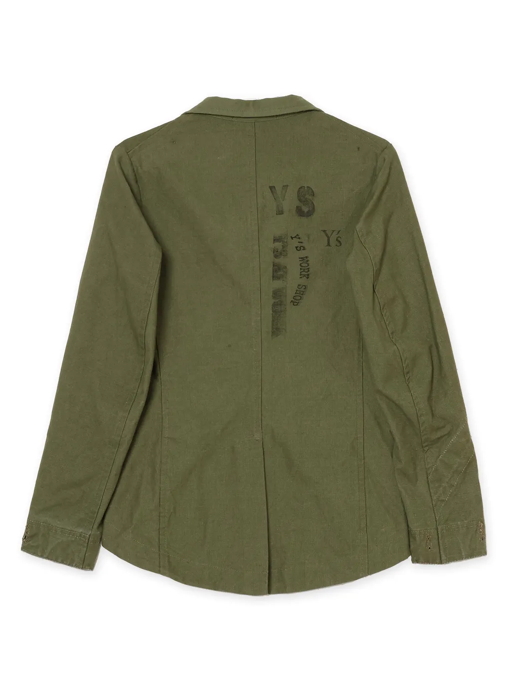 Military Tent Cloth Swallowtail Tailored Jacket