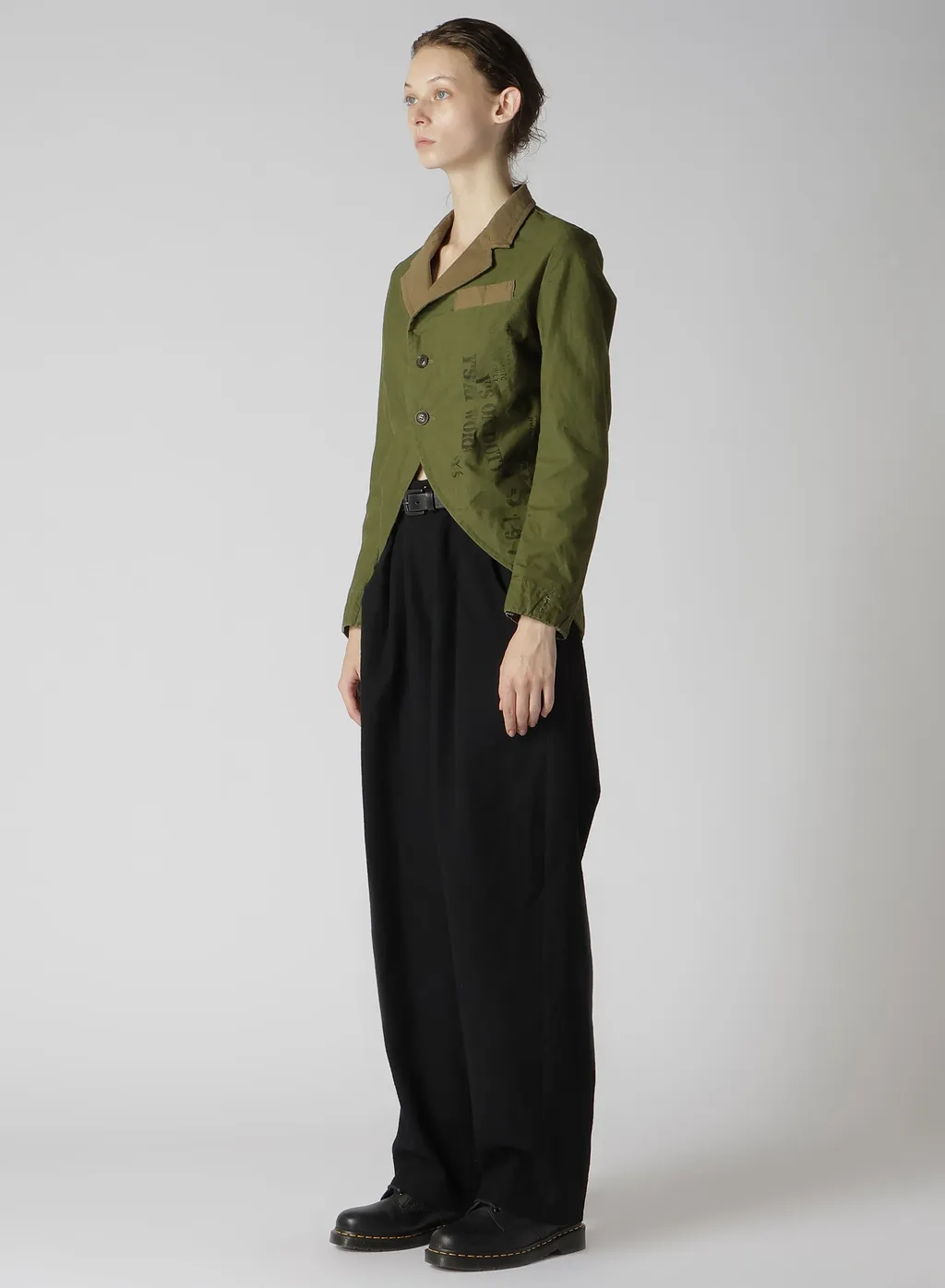 Military Tent Cloth Swallowtail Tailored Jacket