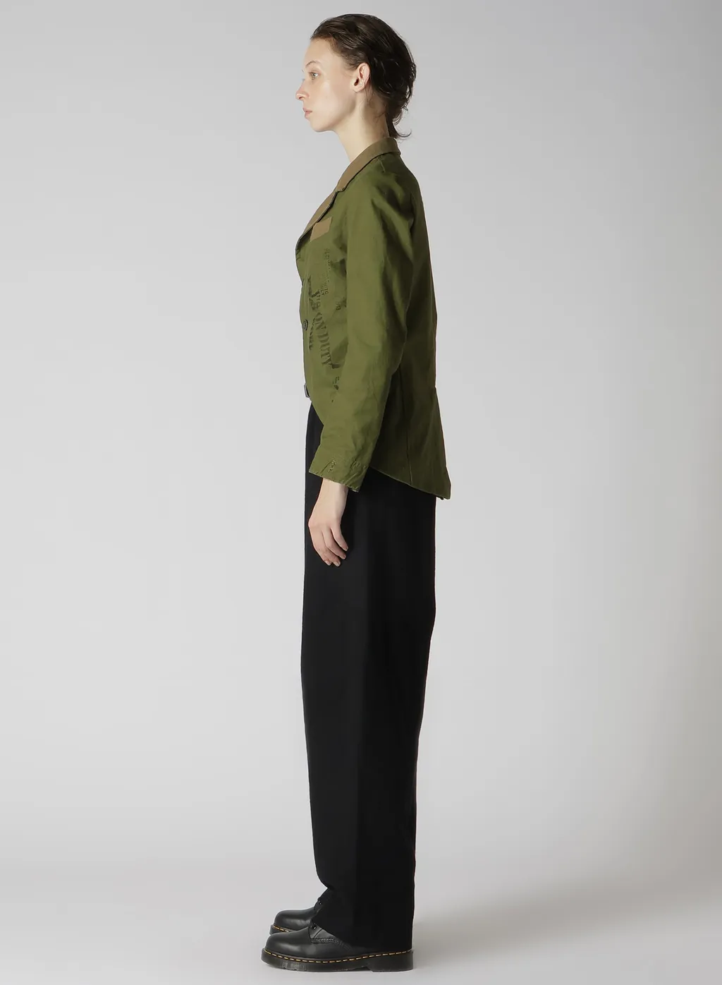 Military Tent Cloth Swallowtail Tailored Jacket