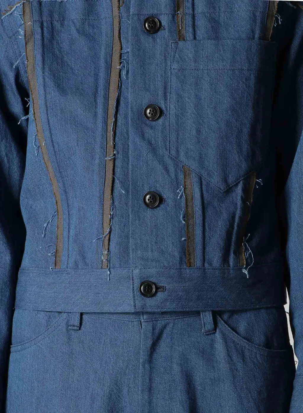 10Oz Denim Panelled Jacket