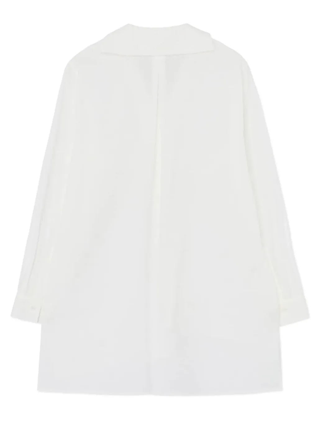 Powder Snow Wash Cotton Asymmetric Shirt