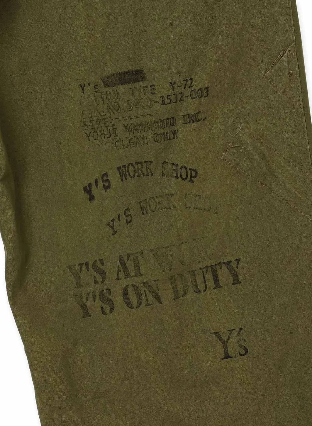 Military Tent Cloth Four Pockets Pants