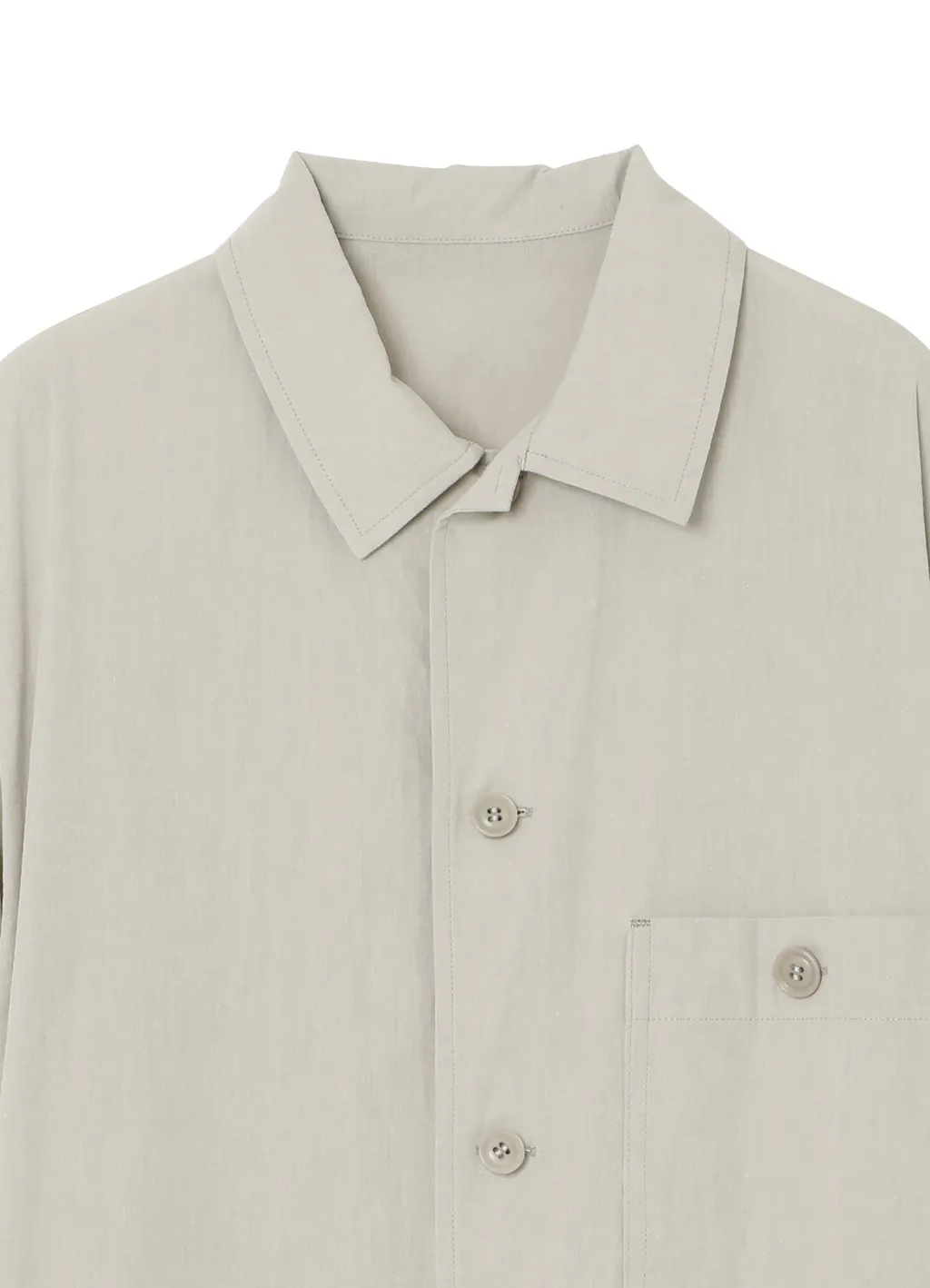 Cotton Chambray Shirt Dress With Pocket