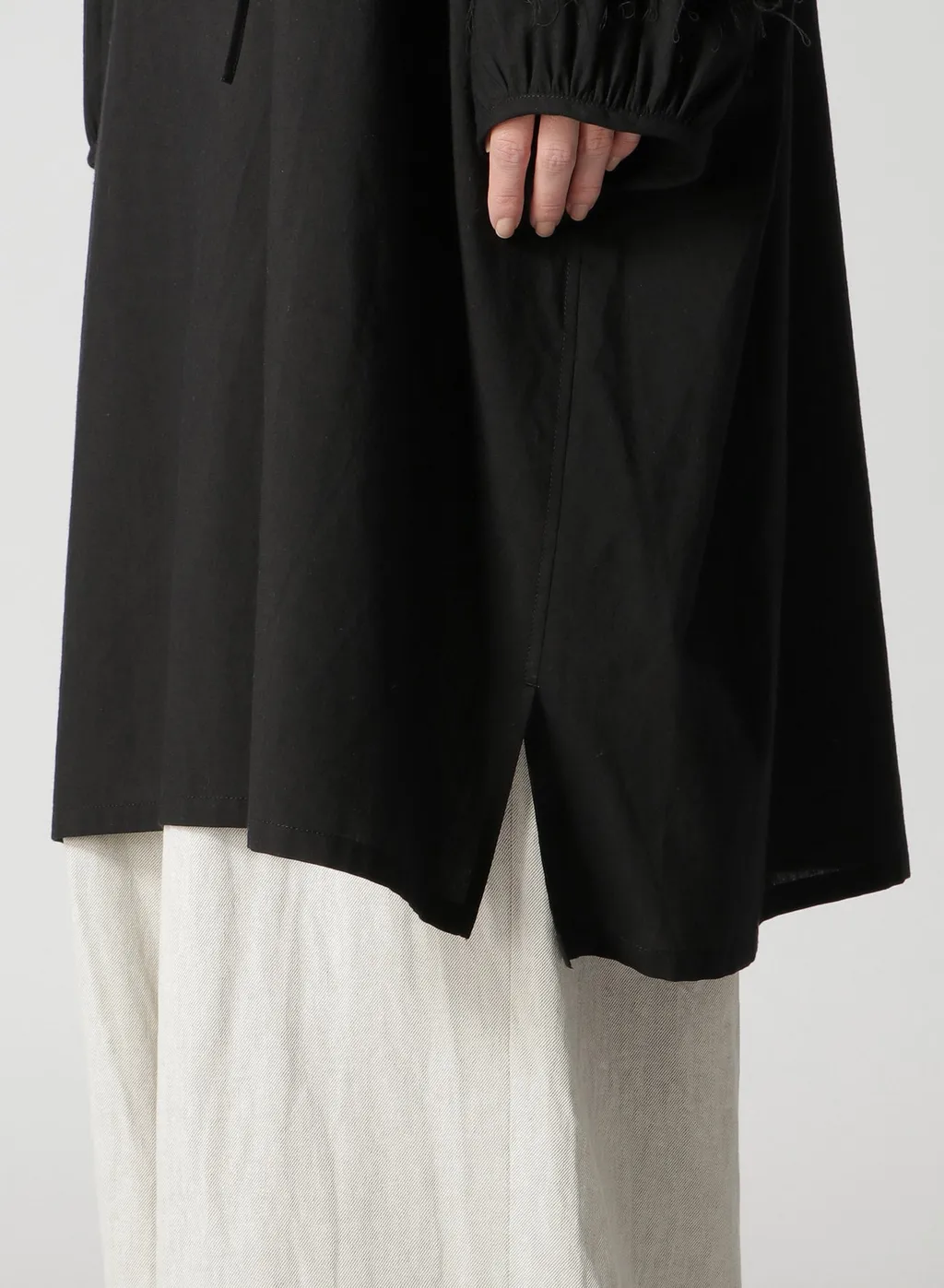 Powder Snow Wash Cotton Tunic Dress