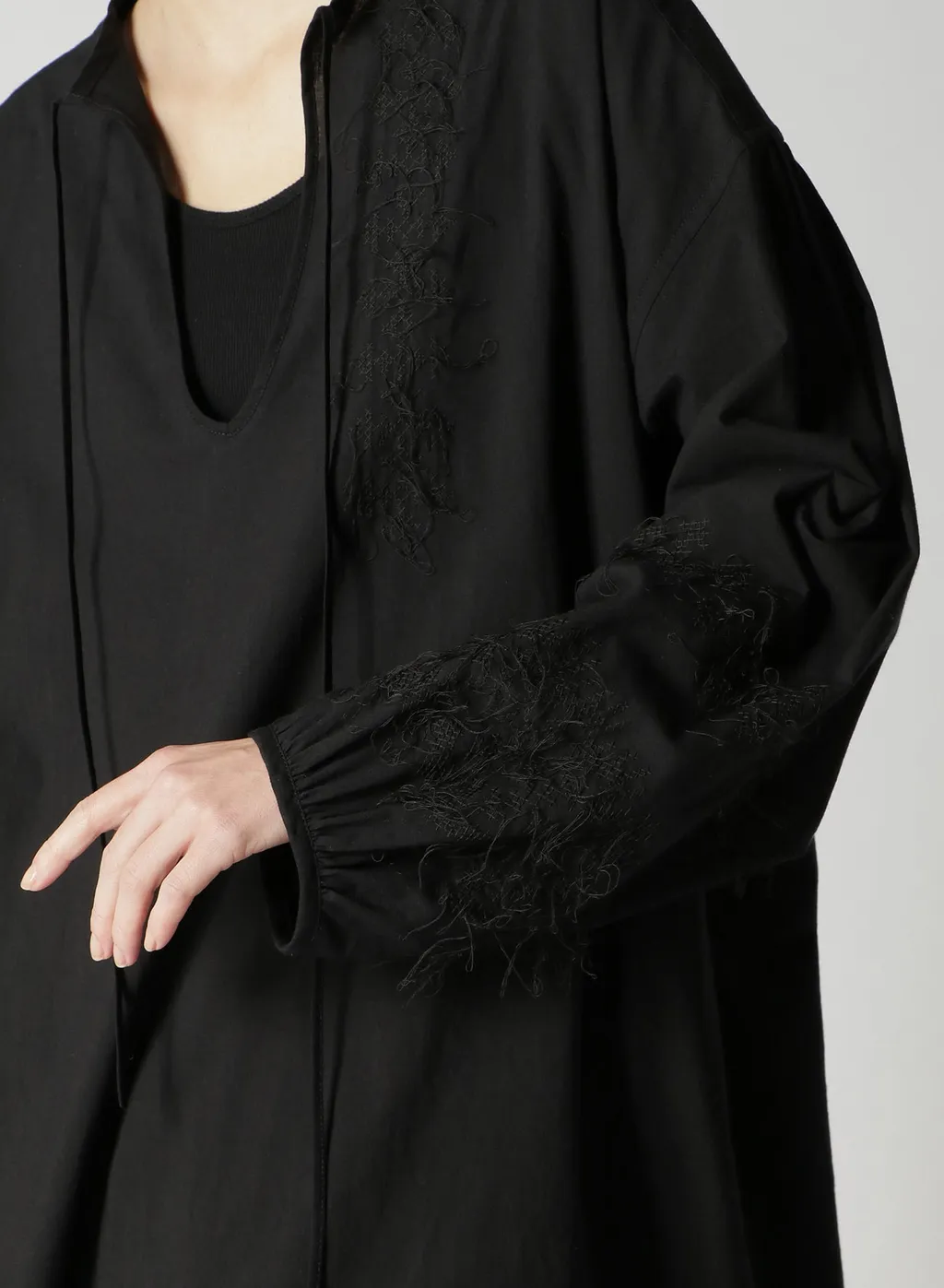 Powder Snow Wash Cotton Tunic Dress