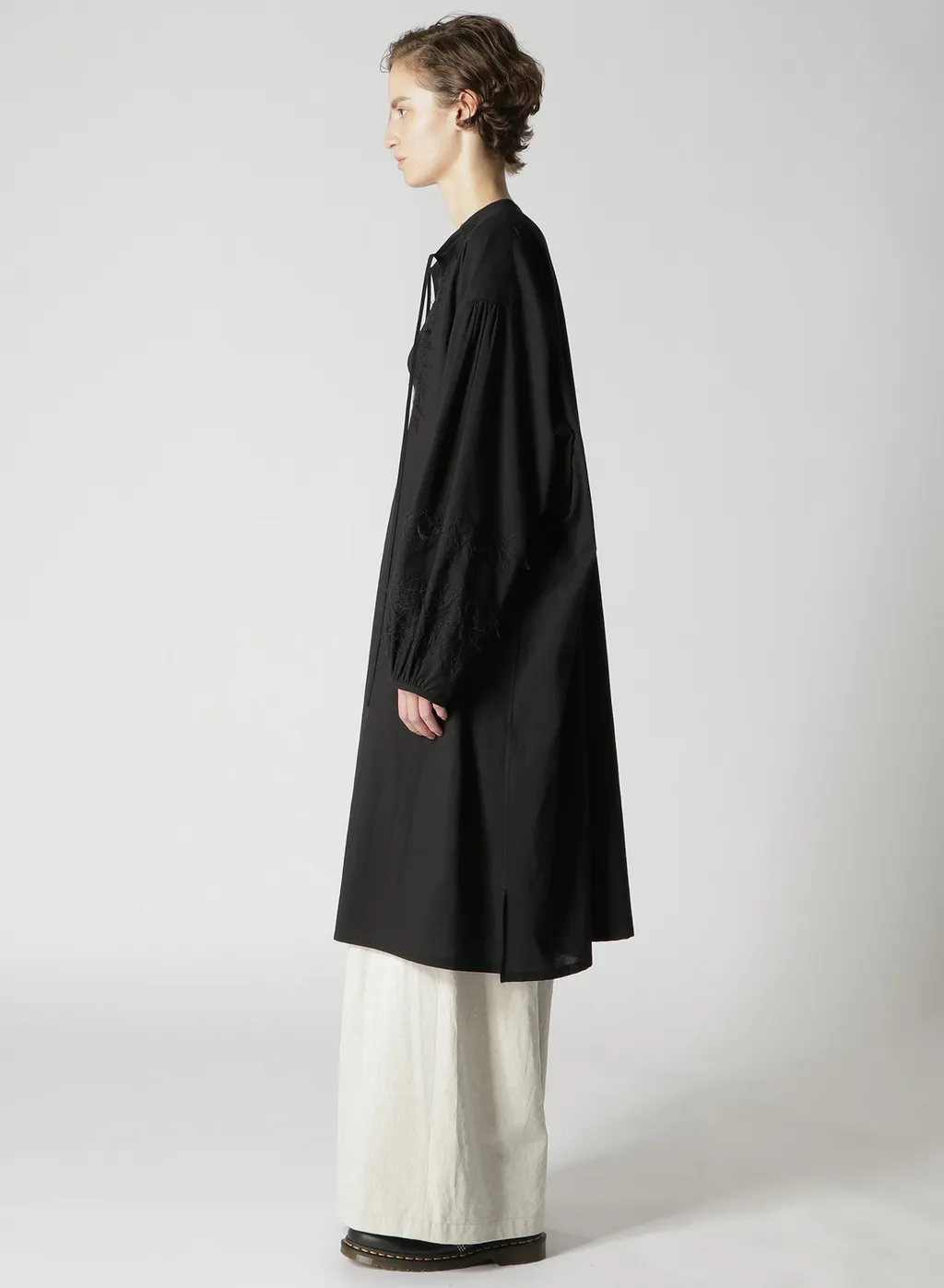 Powder Snow Wash Cotton Tunic Dress