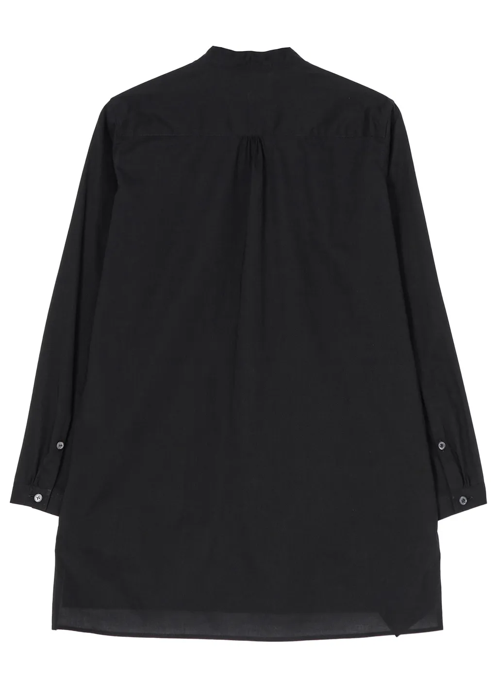Cotton Lawn Stand Collar Pocket Blouse