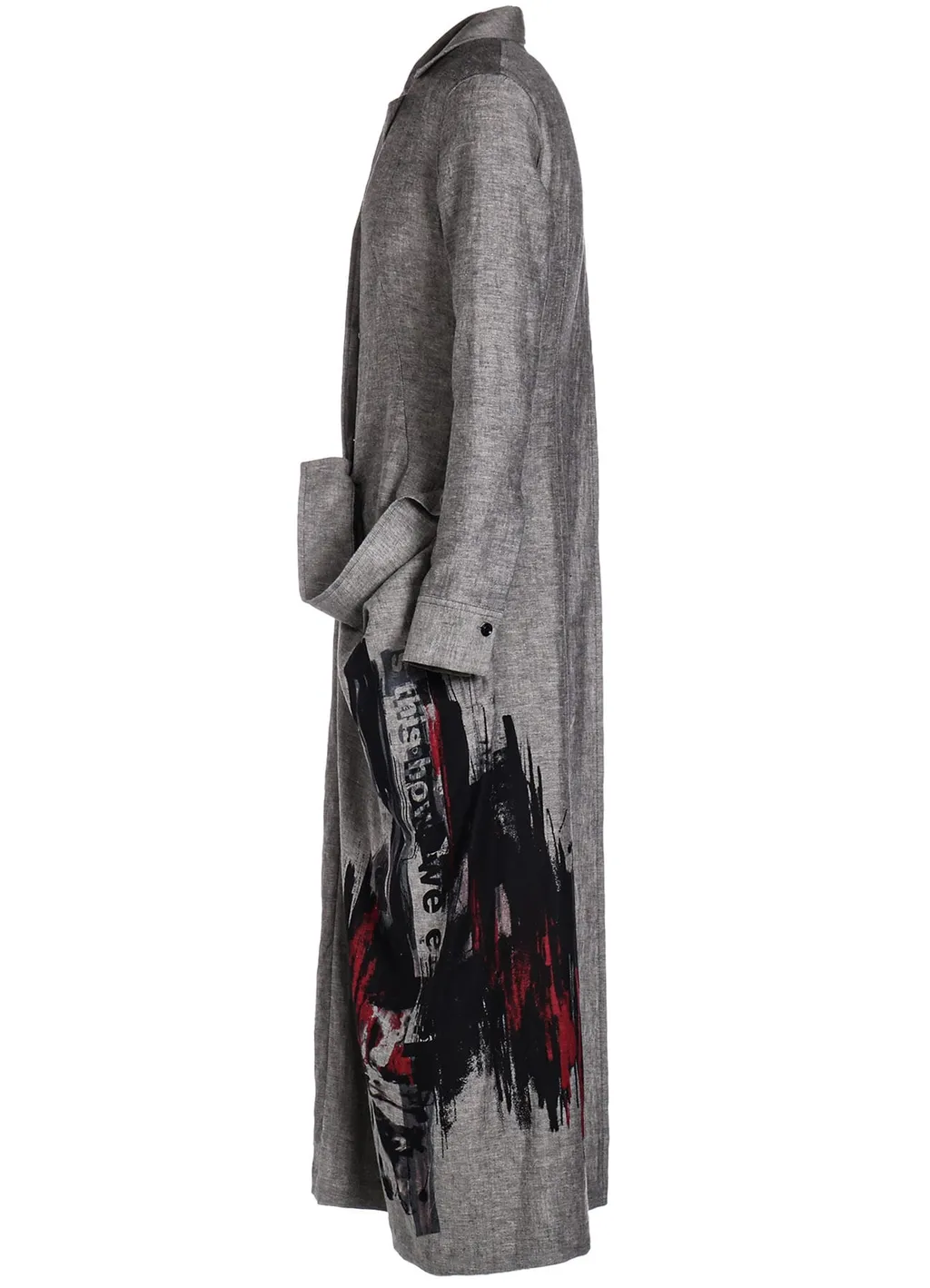 L/C Denim Female Print Left Cloth Dress