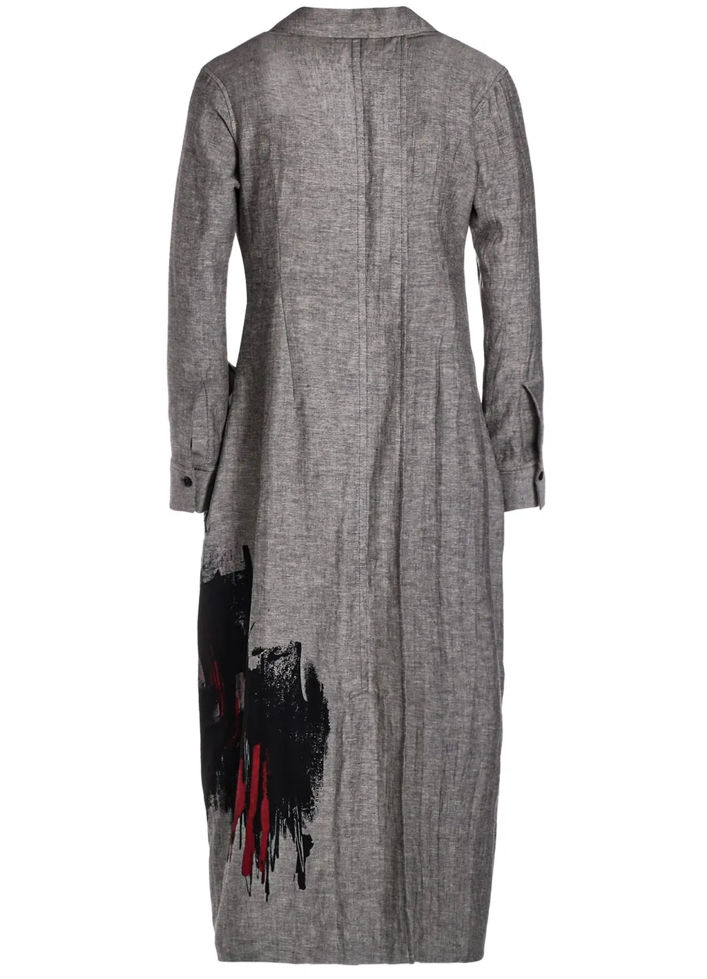 L/C Denim Female Print Left Cloth Dress