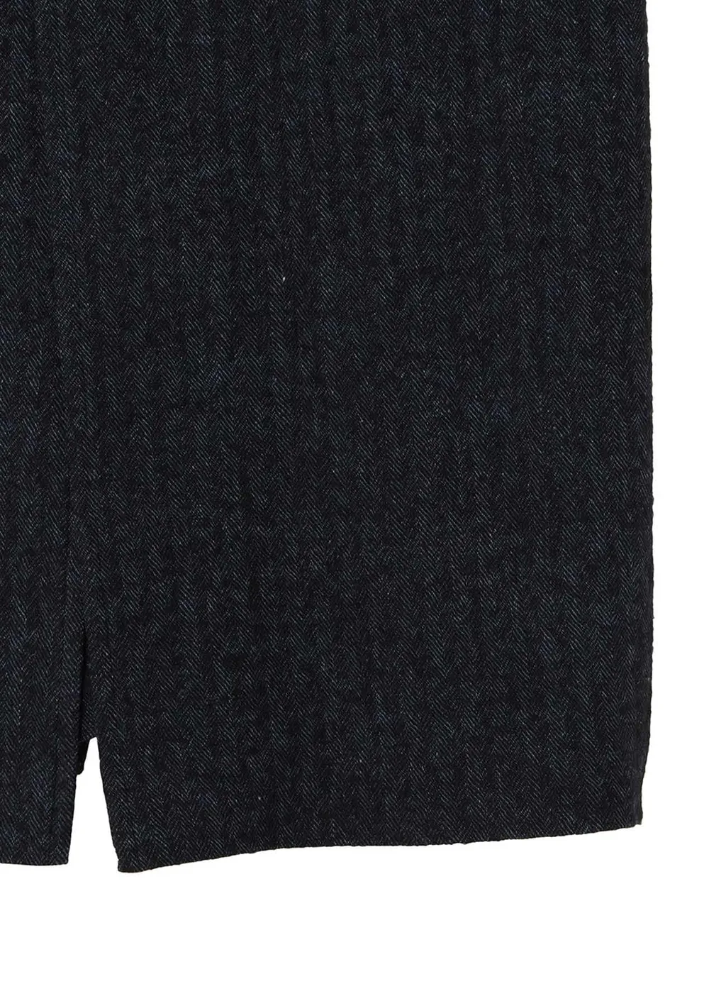 Linen/Wool Raised Herringbone Long Coat With Hoodie