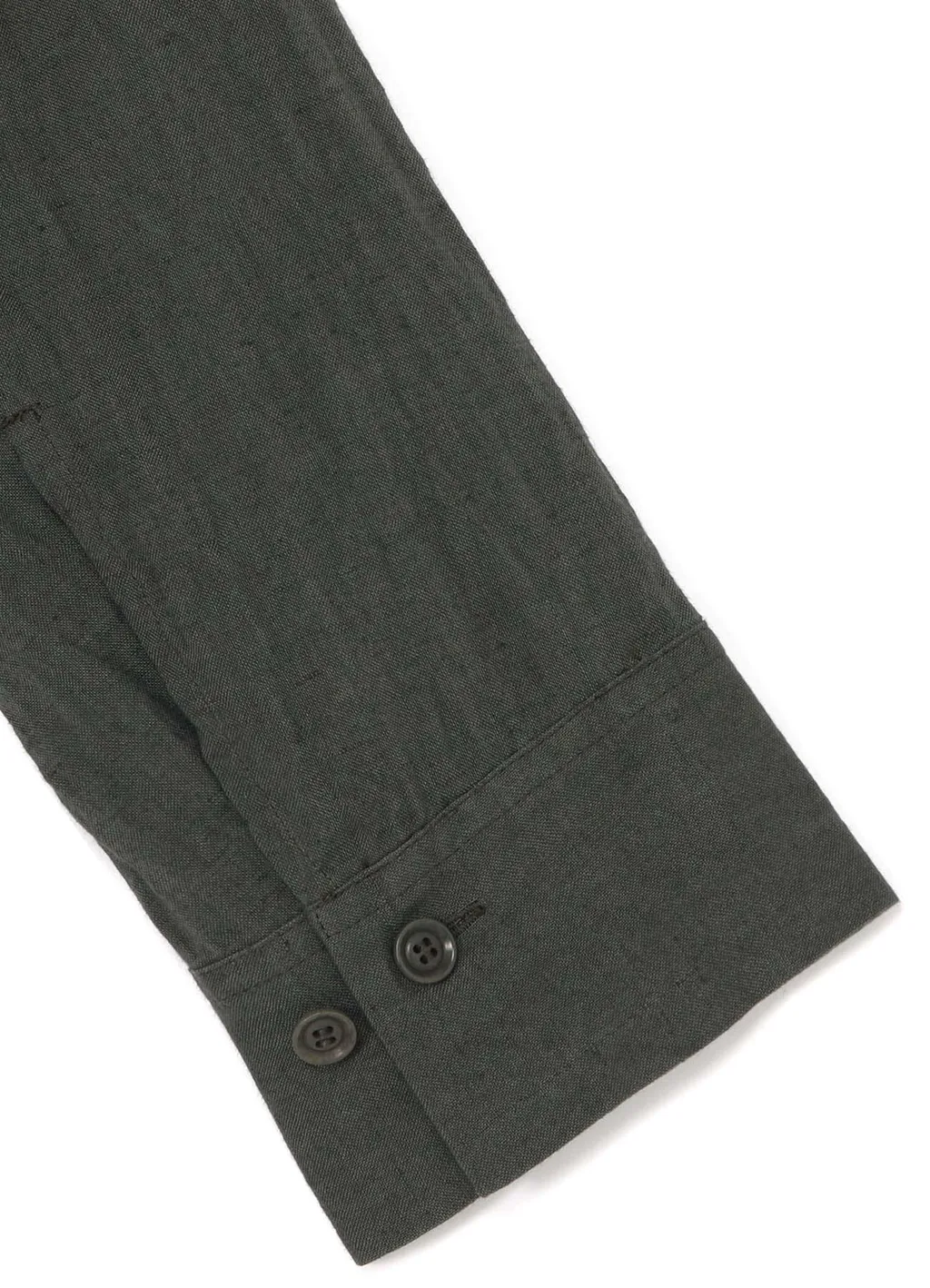 Linen Front Drape Shirts Dress