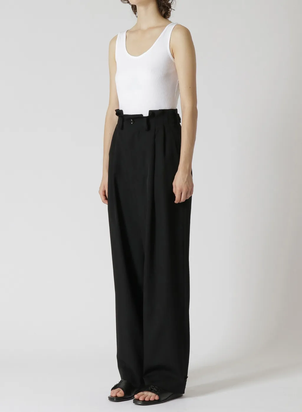 Gabardine 2 Tucks Pants
