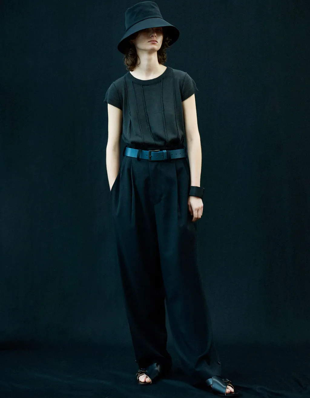 Gabardine 2 Tucks Pants