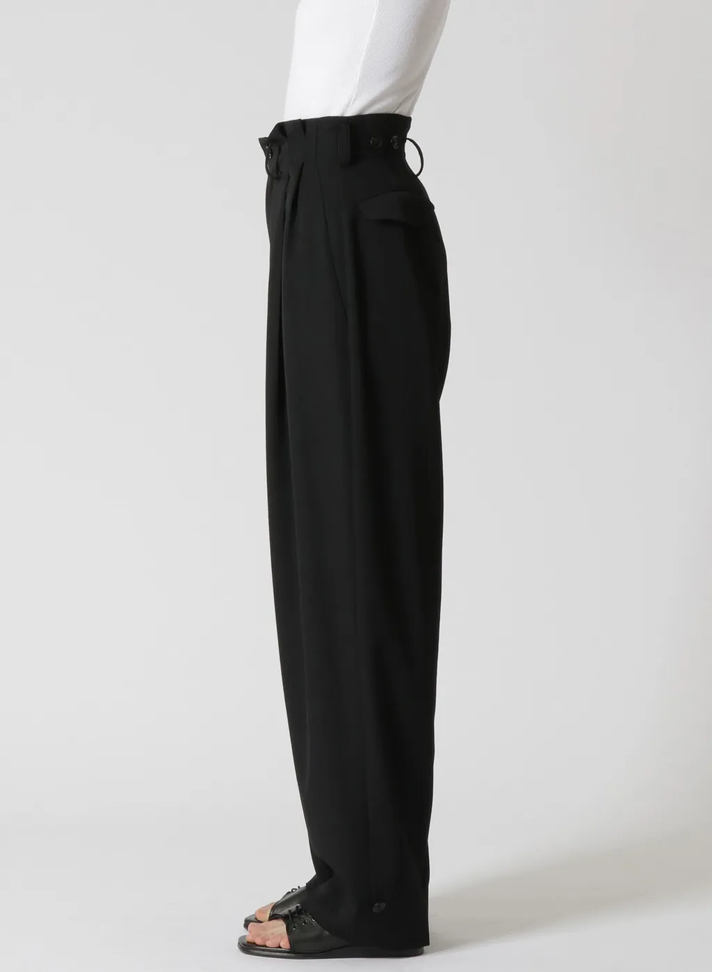 Gabardine 2 Tucks Pants