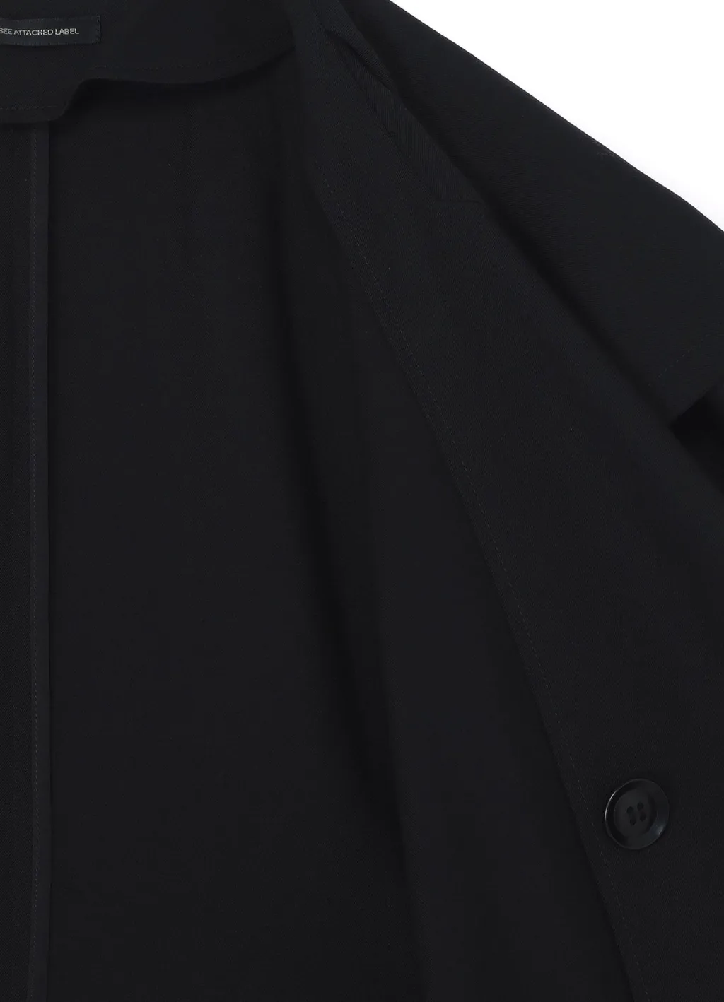 Wool Gabardine Sailor Collar Coat