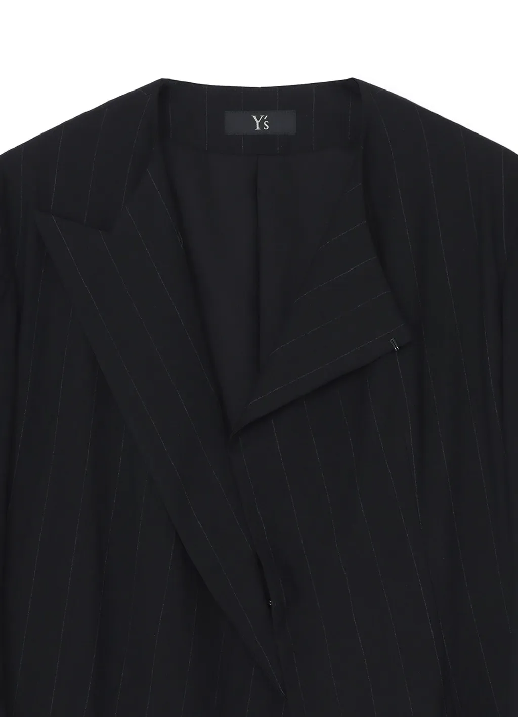 W/Ry Light Stripe Collar Less Jacket