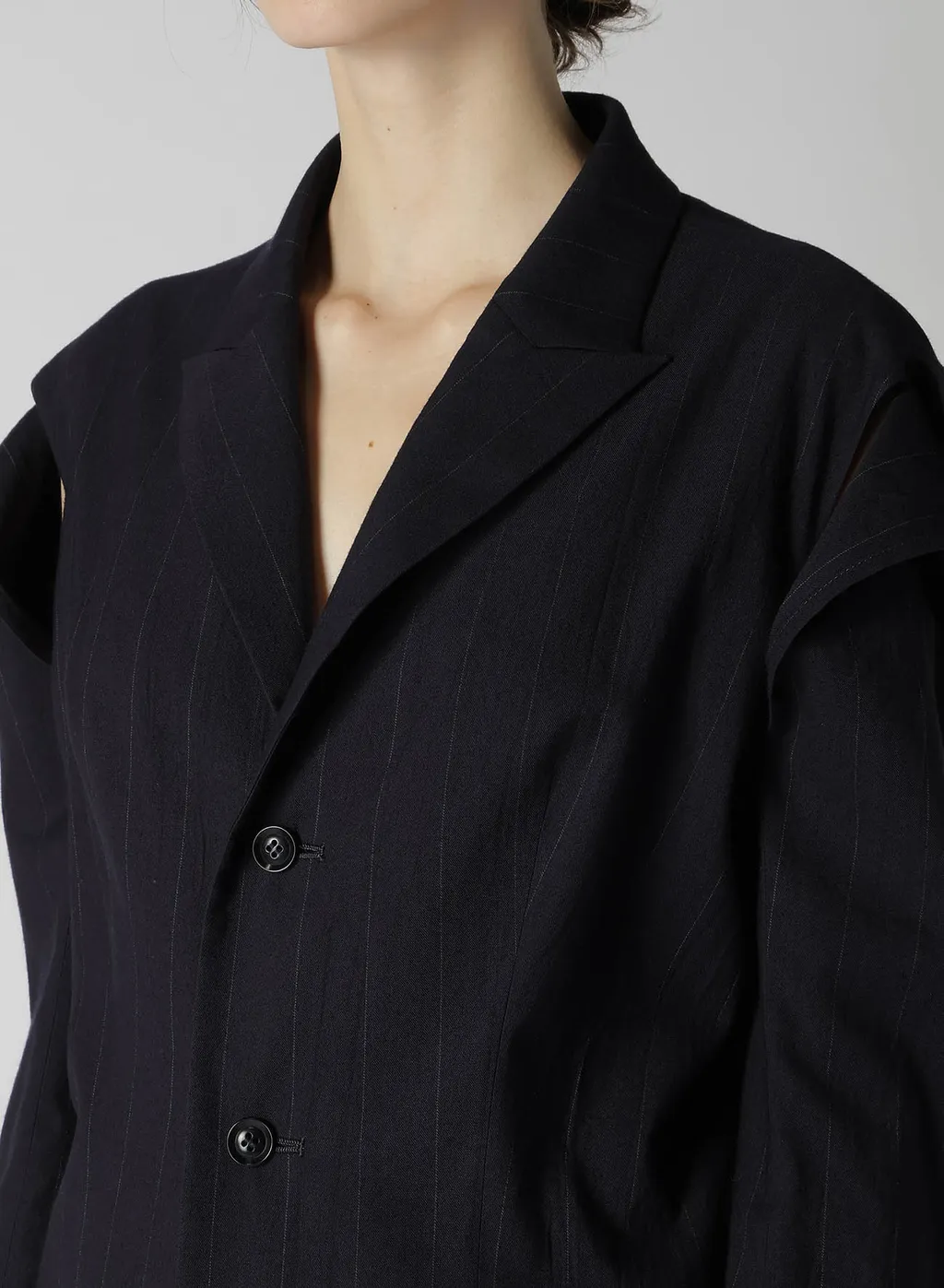 W/Ry Light Stripe Sleeve Hang Cloth Jacket