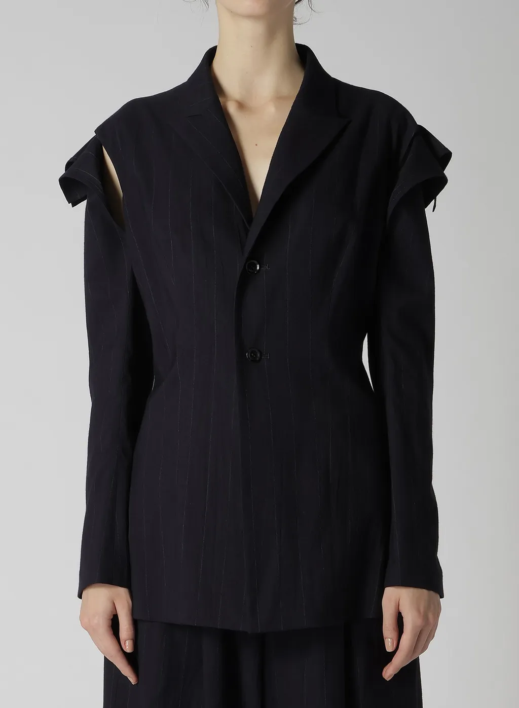 W/Ry Light Stripe Sleeve Hang Cloth Jacket