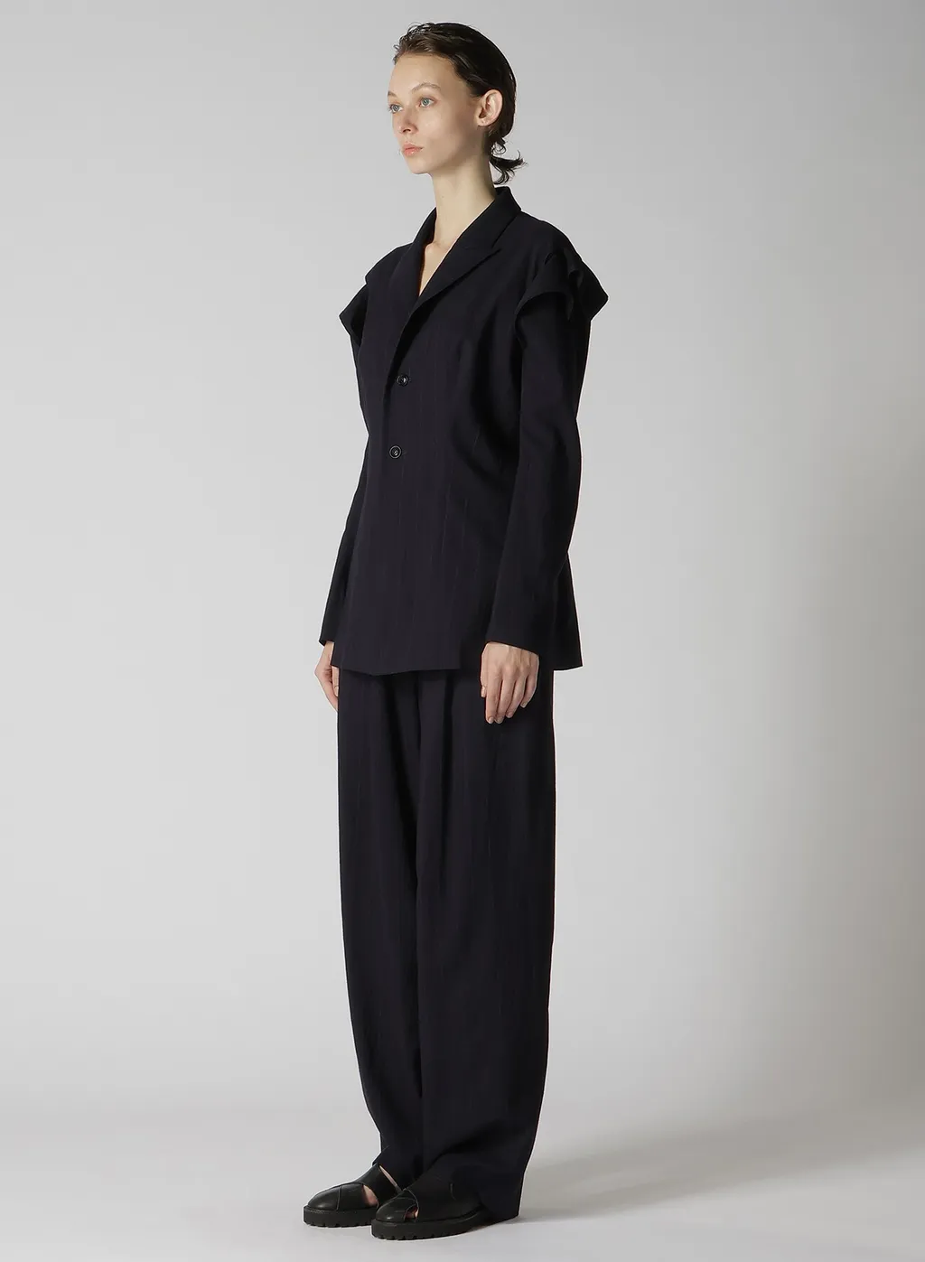 W/Ry Light Stripe Sleeve Hang Cloth Jacket