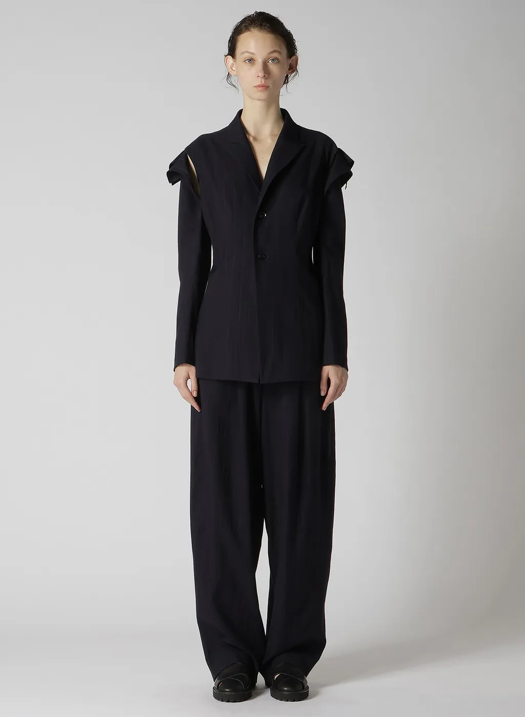 W/Ry Light Stripe Sleeve Hang Cloth Jacket