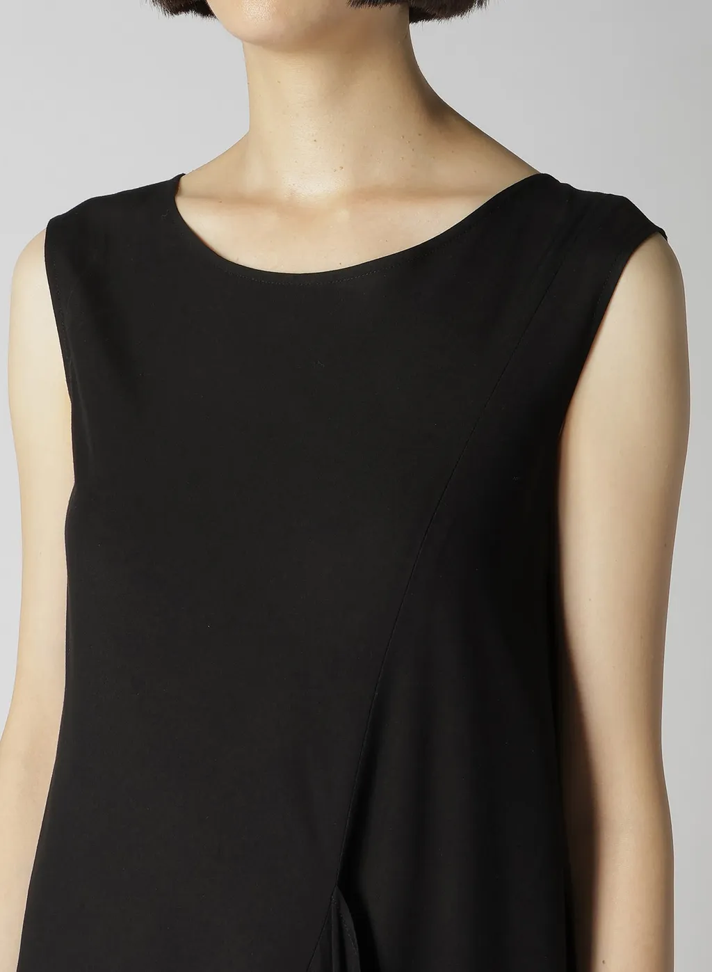 Rayon Broad Left Front Gathered Blouse