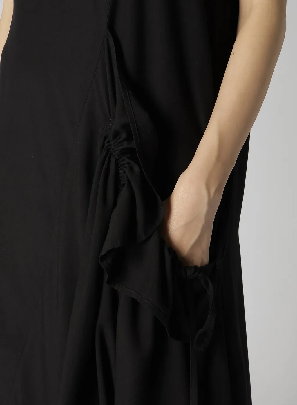 Rayon Broad Left Front Gathered Blouse