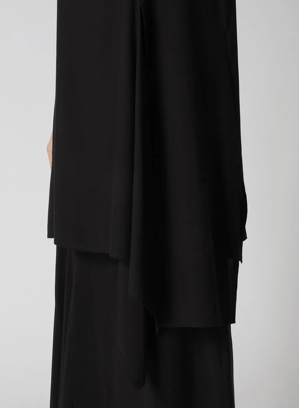 Rayon Broad Left Front Slit Blouse