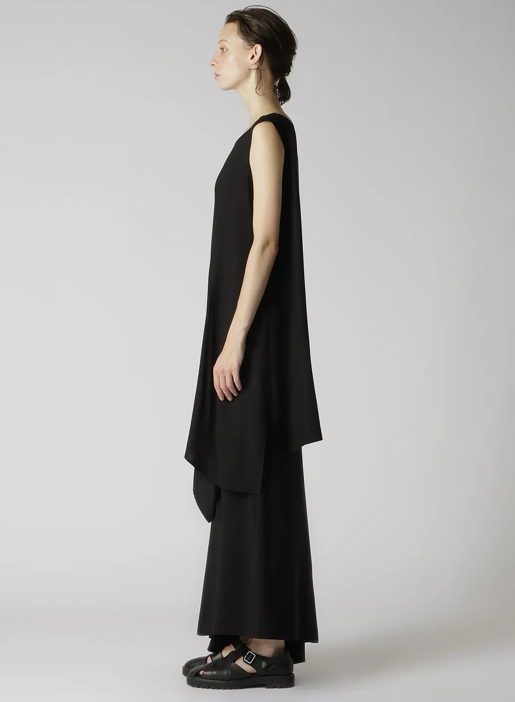 Rayon Broad Left Front Slit Blouse