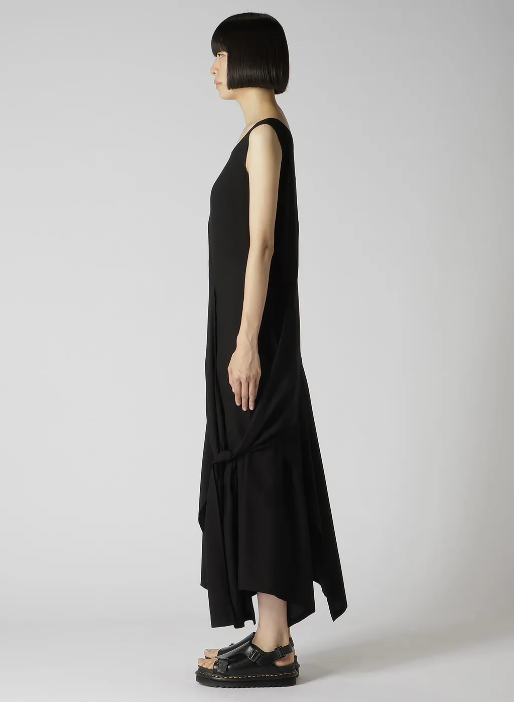 Rayon Broad Left Tie Dress