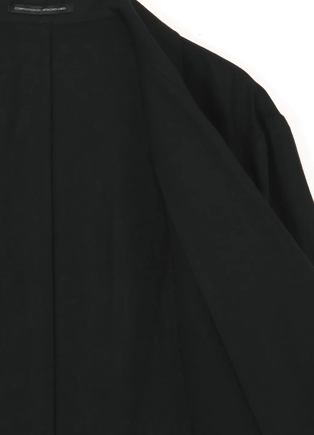 Rayon Linen Open Collar Tailored Jacket