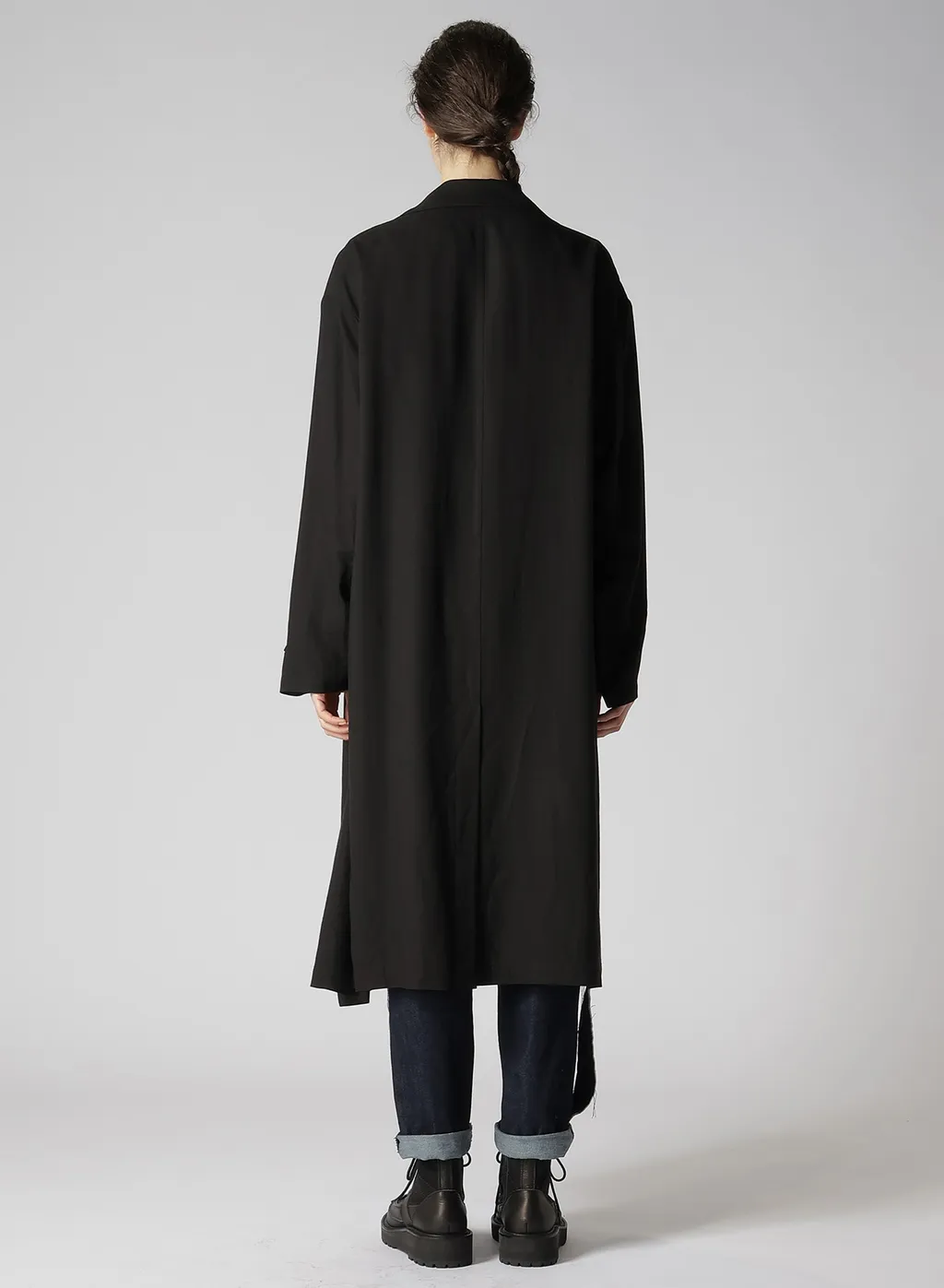 Rayon Linen Left Front Double Layered Coat