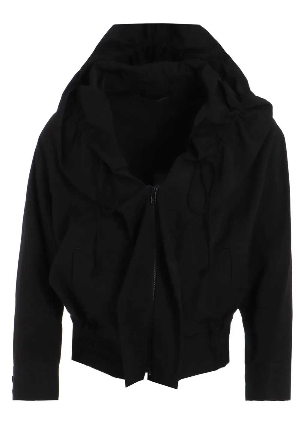 Rayon Twill Gathered Blouson