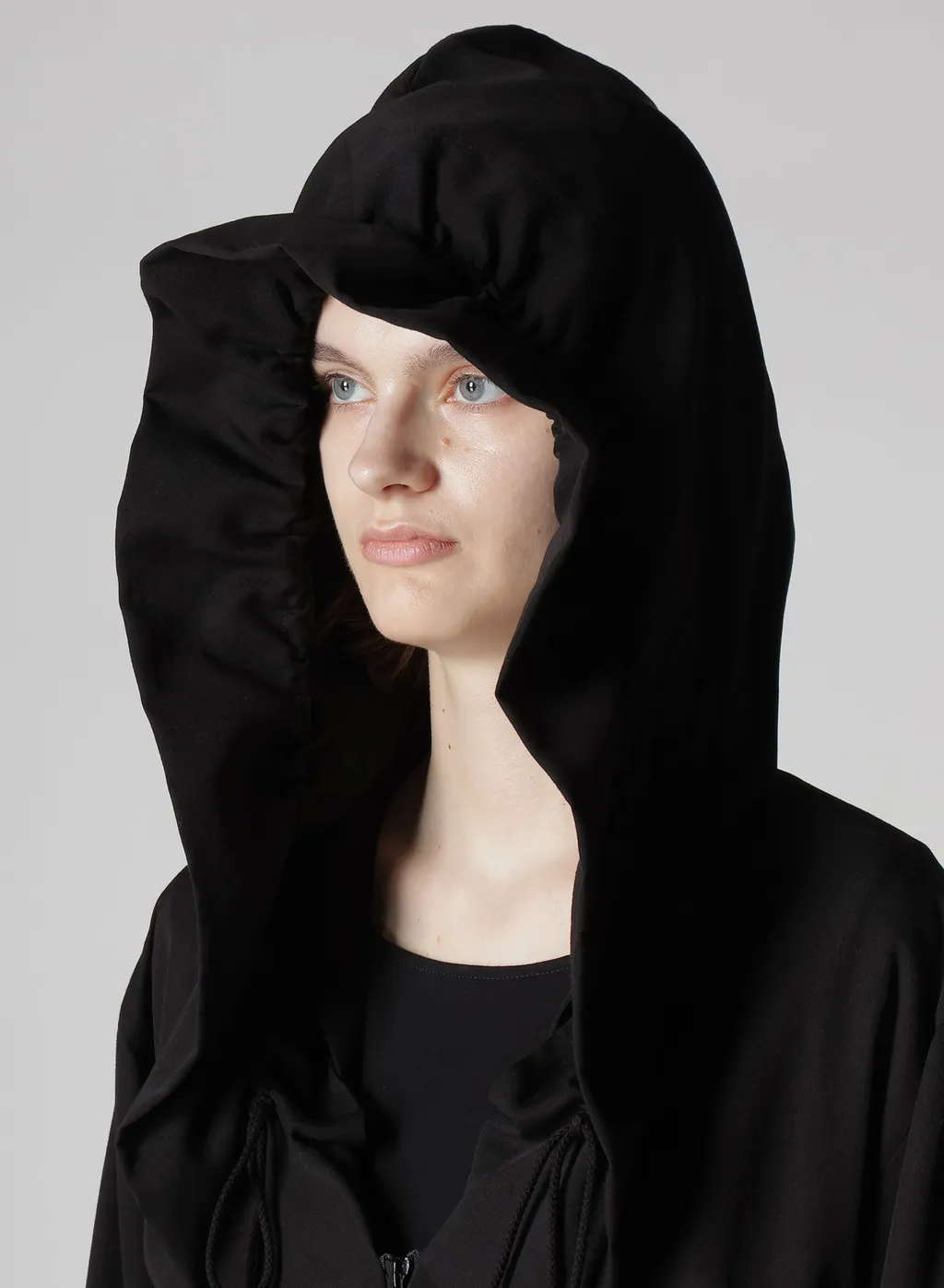 Rayon Twill Gathered Blouson