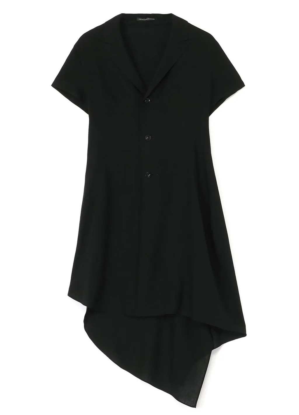Rayon Linen Asymmetric Shirt Jacket