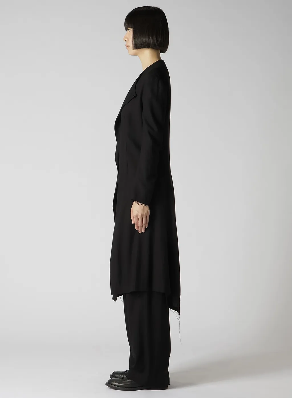Rayon Viyella Collarless Jacket