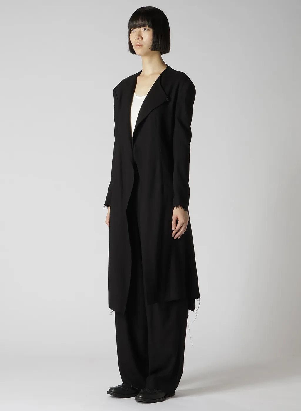 Rayon Viyella Collarless Jacket