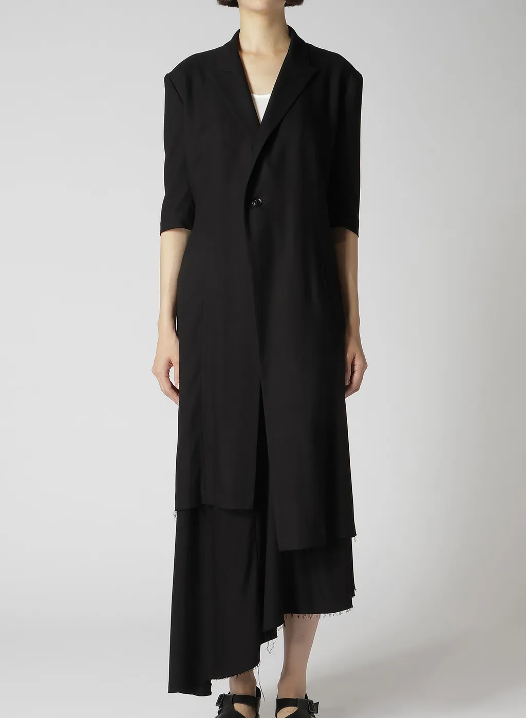 Rayon Viyella Half Sleeve Tailored Jacket