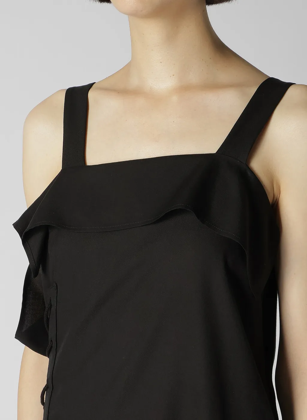 Cellulose Viyella Right Lace Up Blouse