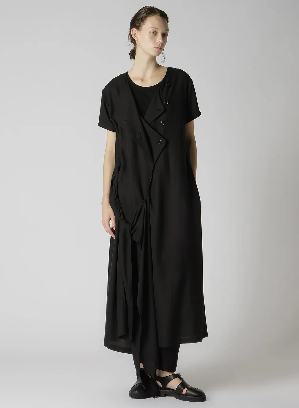Cellulose Viyella Back Tie Dress