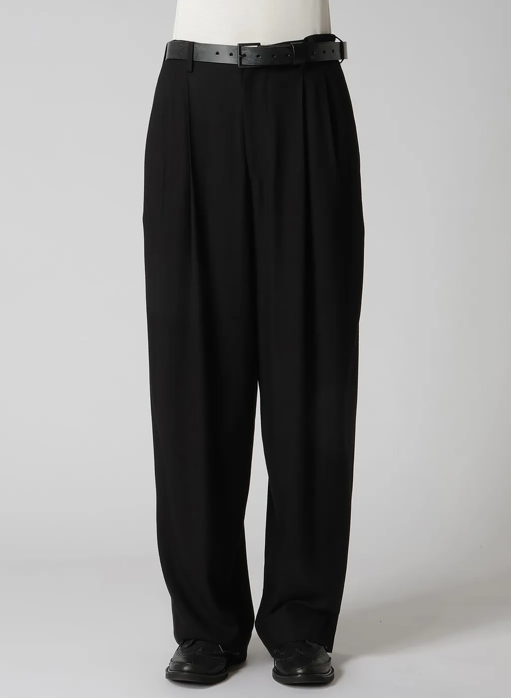 Rayon Viyella Double Tucked Wide Pants