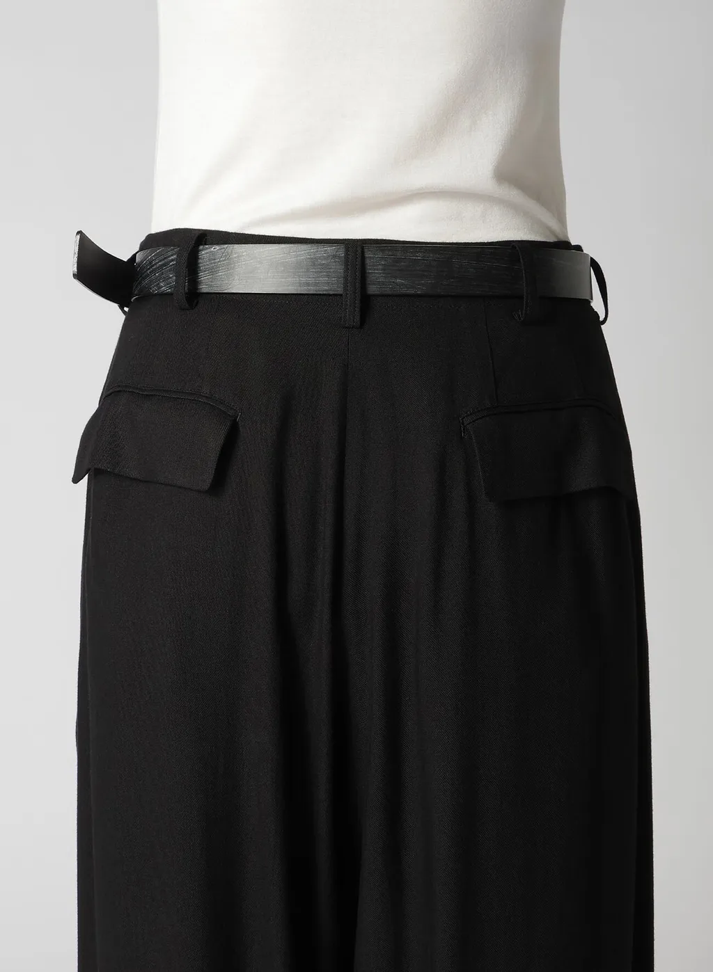 Rayon Viyella Double Tucked Wide Pants
