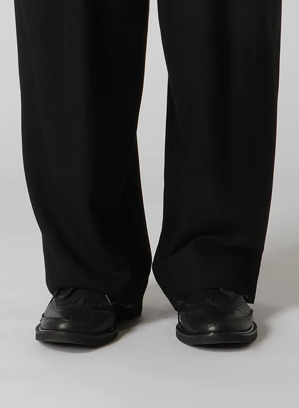 Rayon Viyella Double Tucked Wide Pants