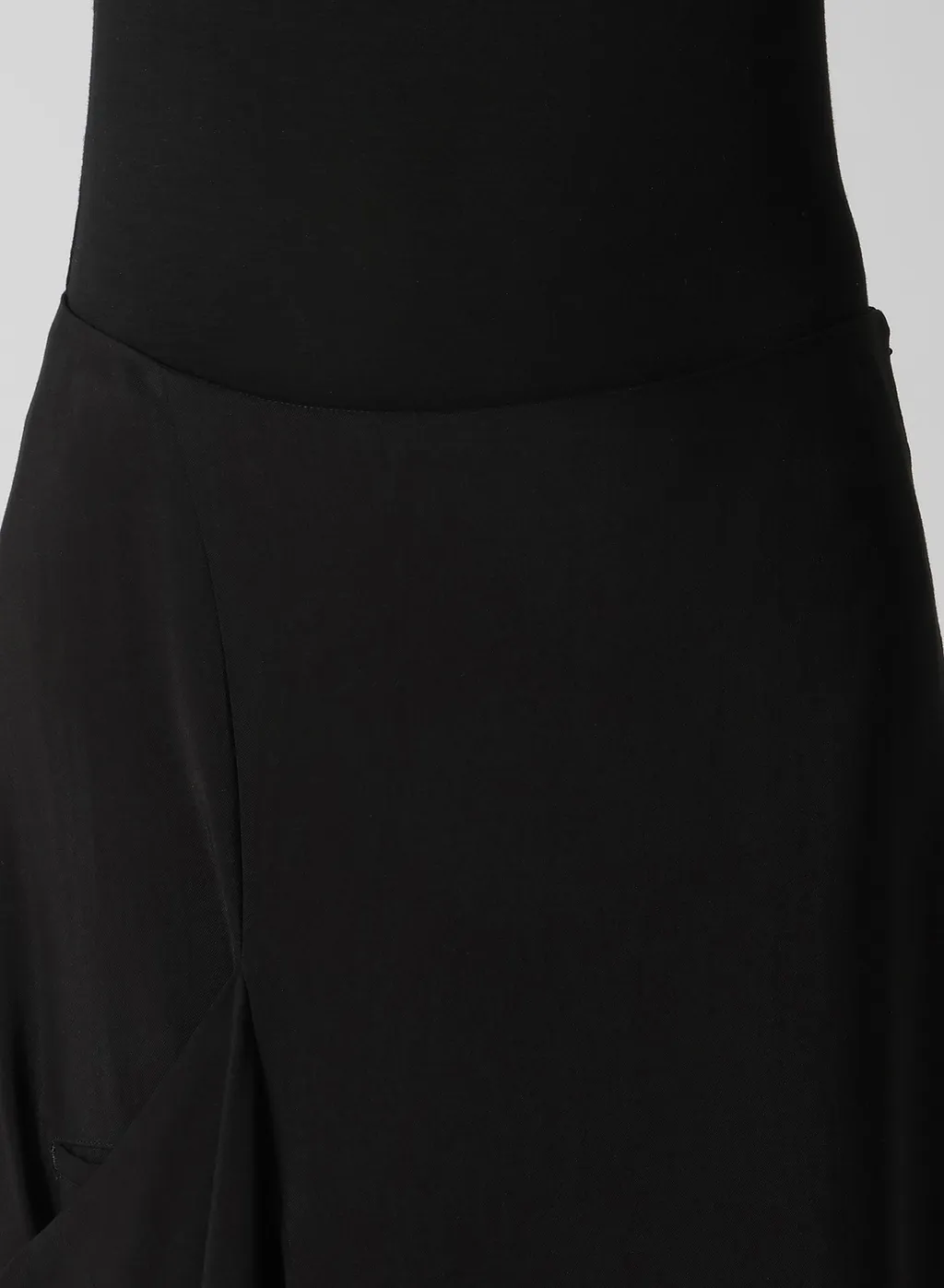 Rayon Cupro Right Side Marmaid Flare Skirt