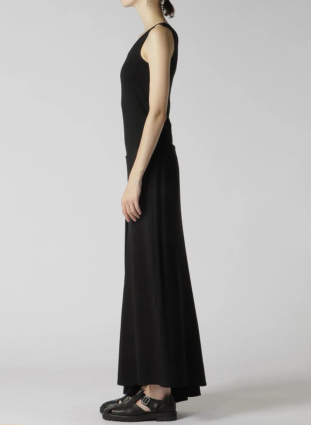 Rayon Cupro Right Side Marmaid Flare Skirt