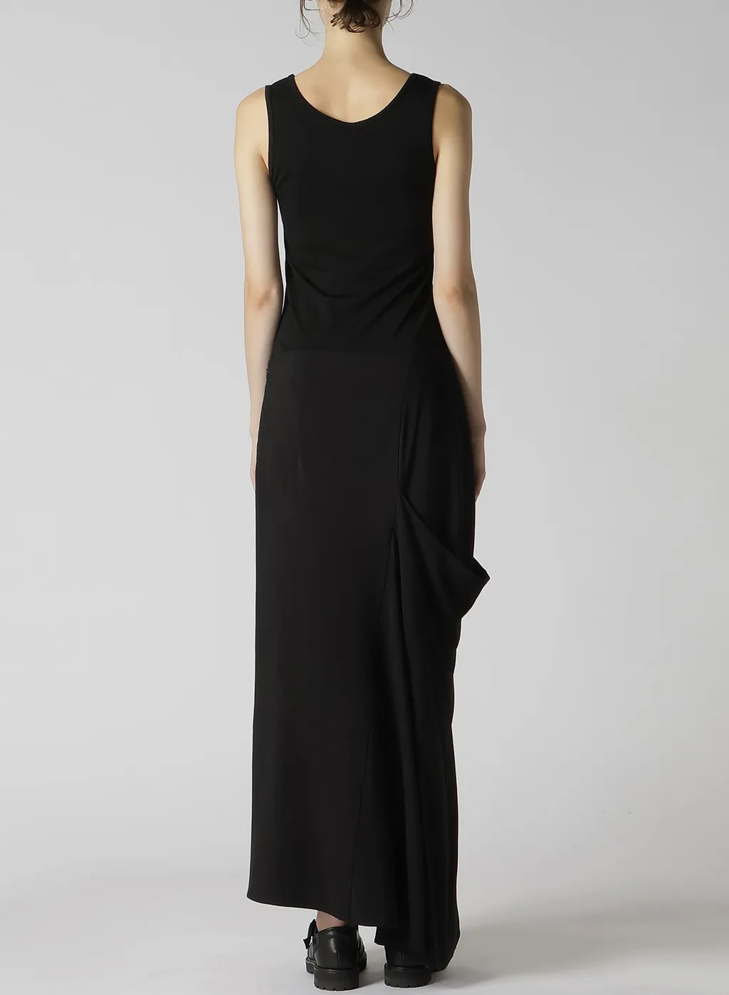 Rayon Cupro Right Side Marmaid Flare Skirt